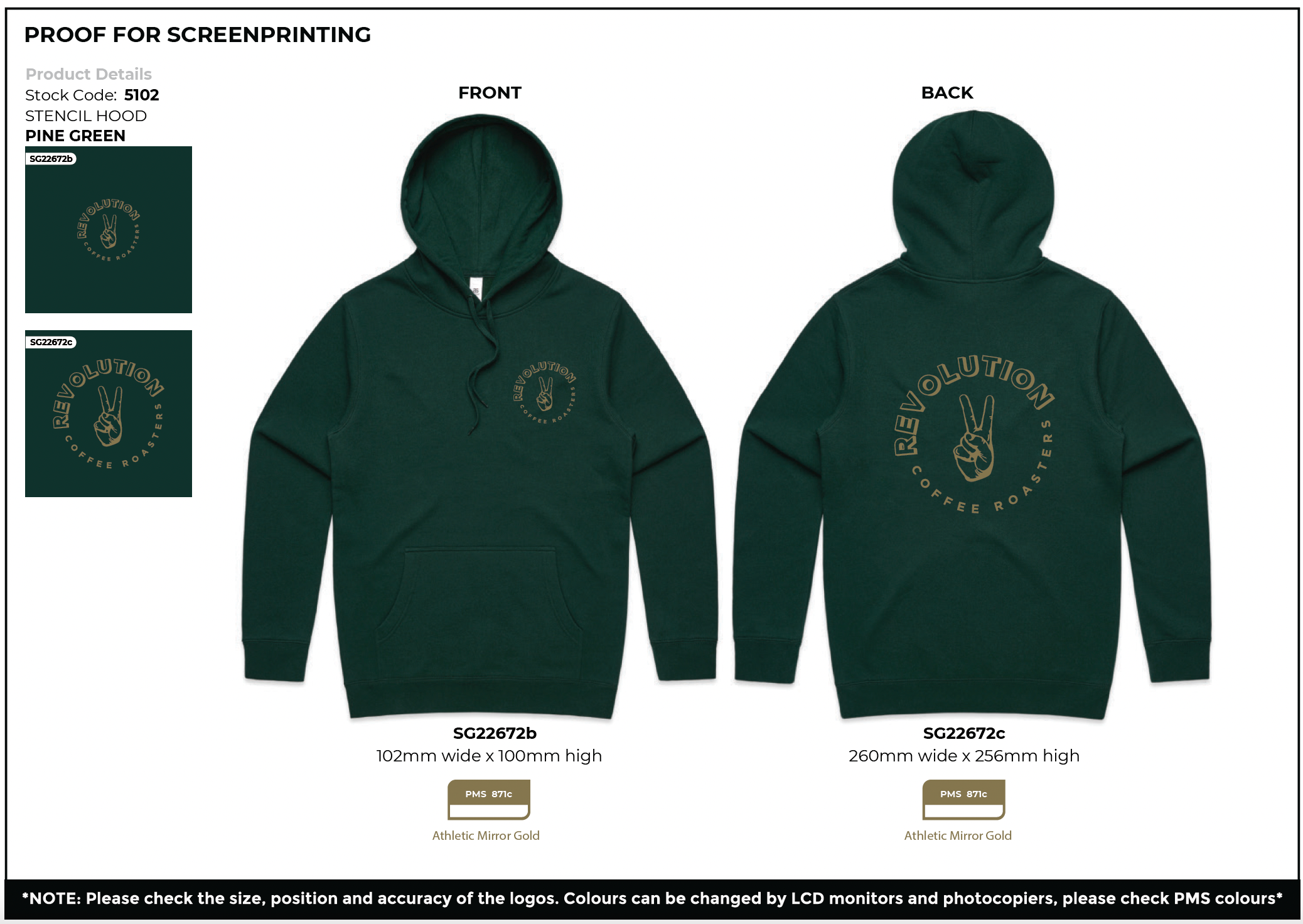 REV'S TEAM HOODIE // Unisex All Sizes