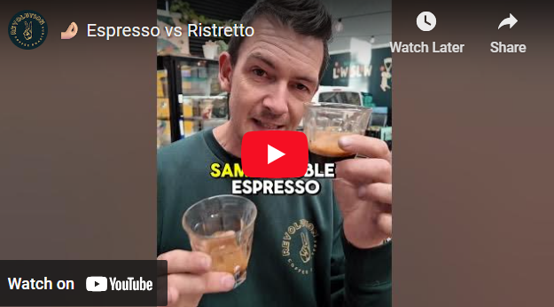 How to make an Espresso vs Ritretto